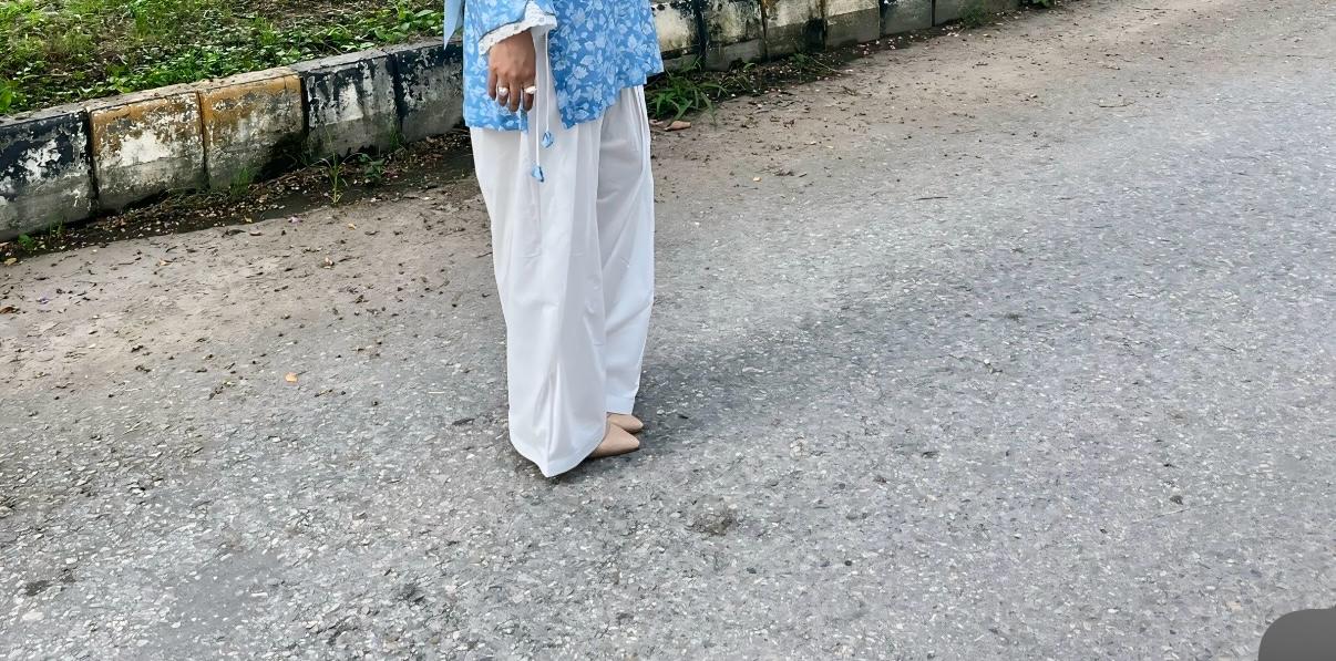 White Cotton Shalwar
