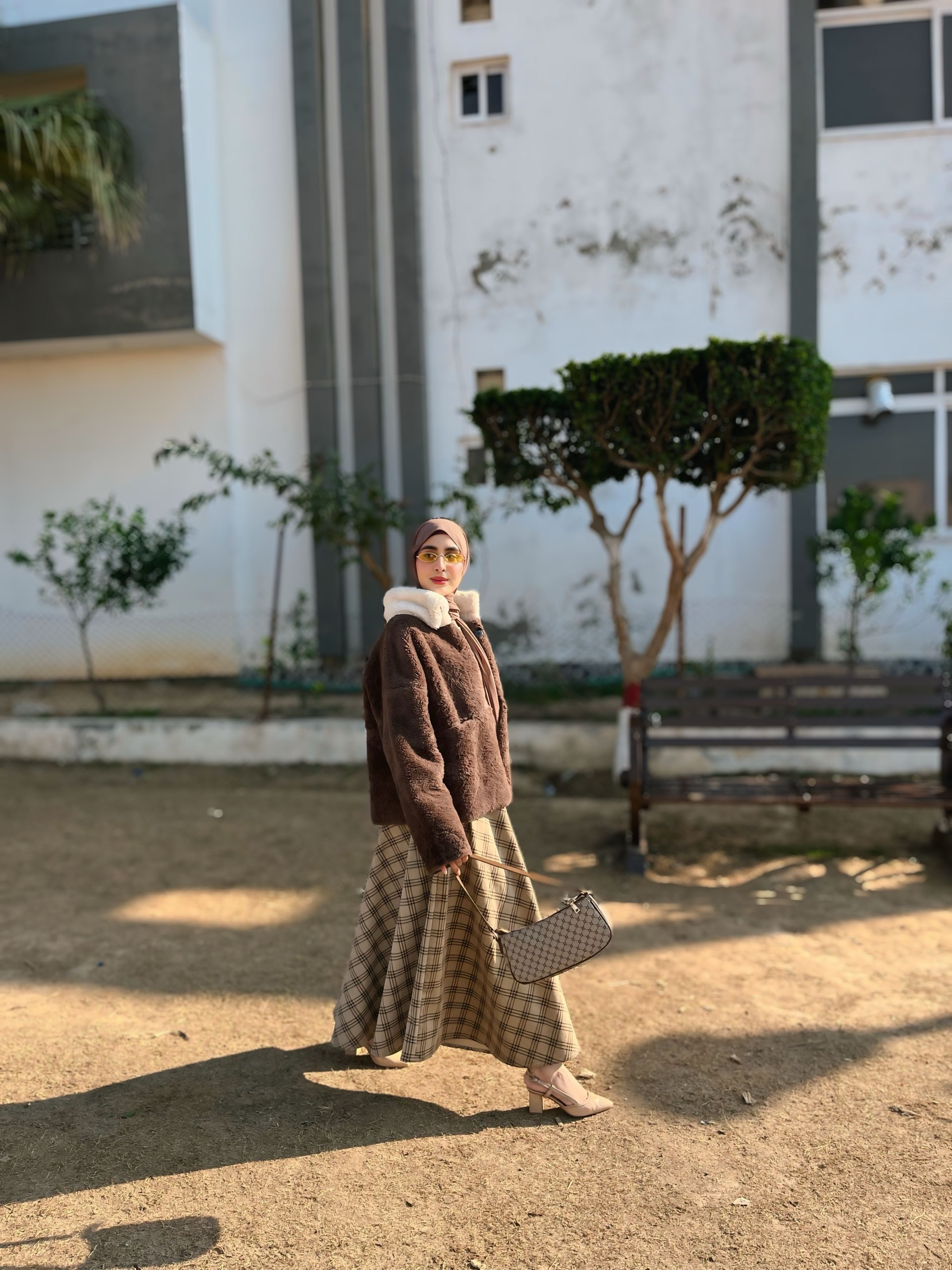 Loomline Plaid Skirt