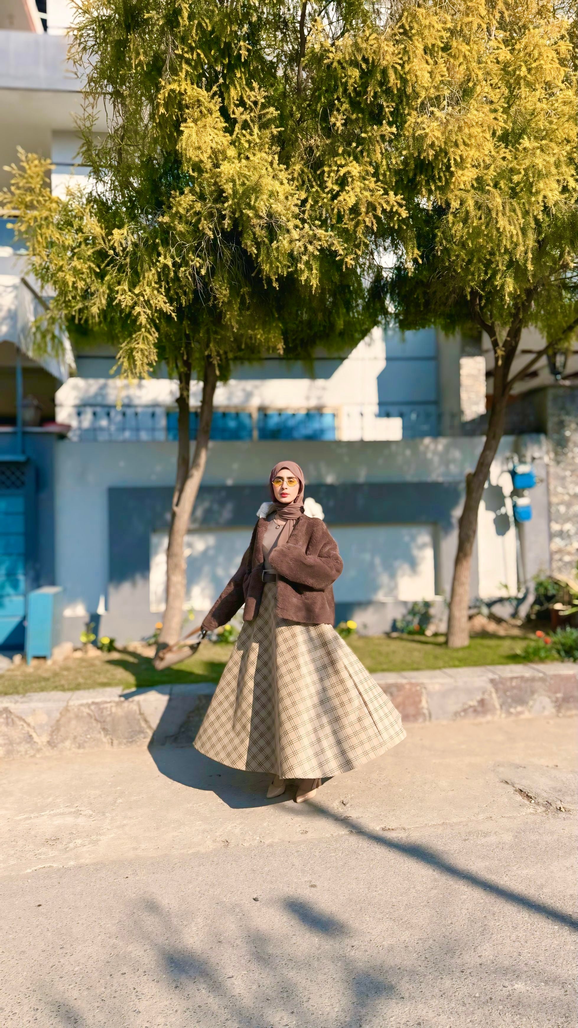 Loomline Plaid Skirt