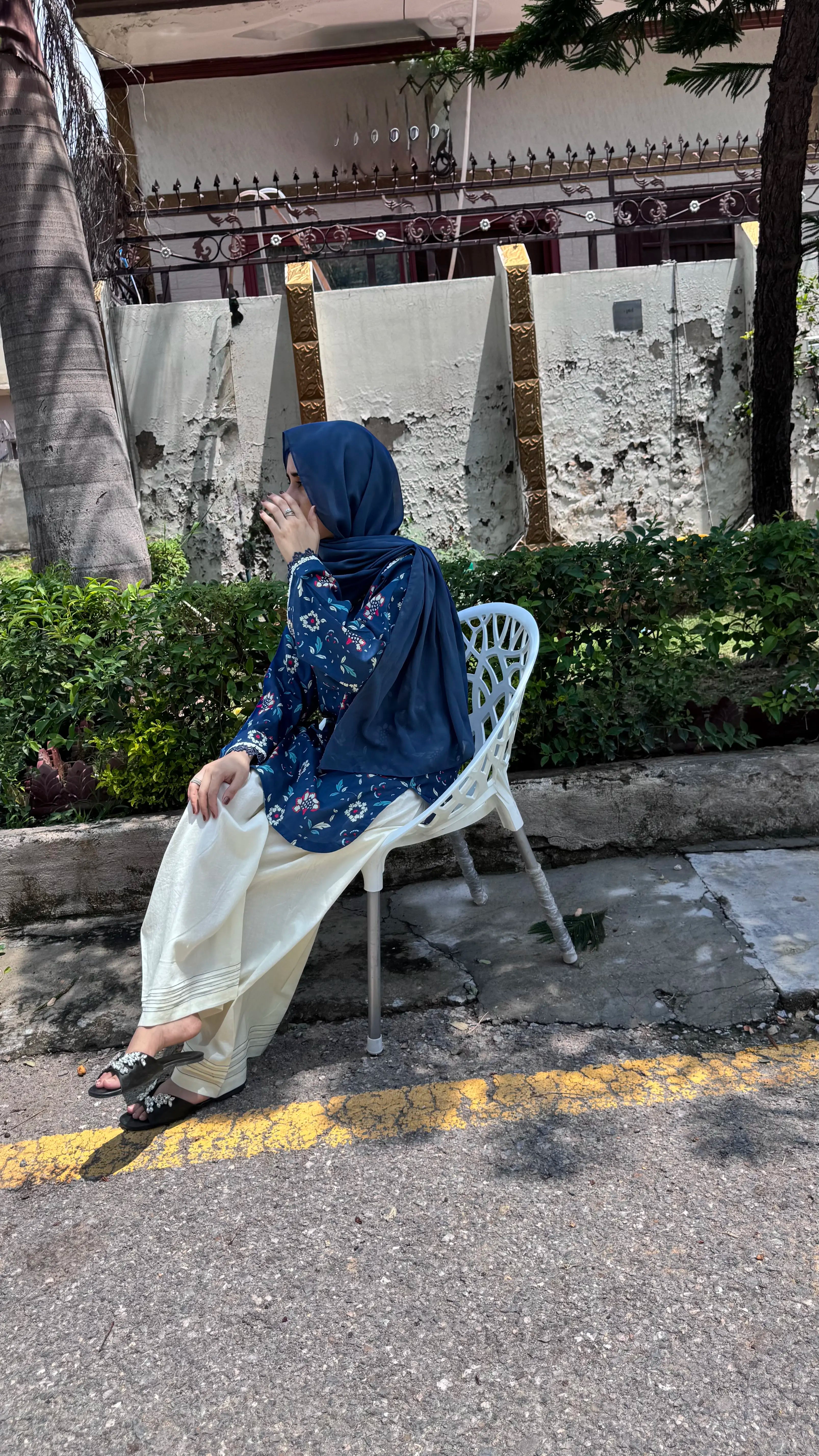 Nooré – Navy Bloom Summer Set