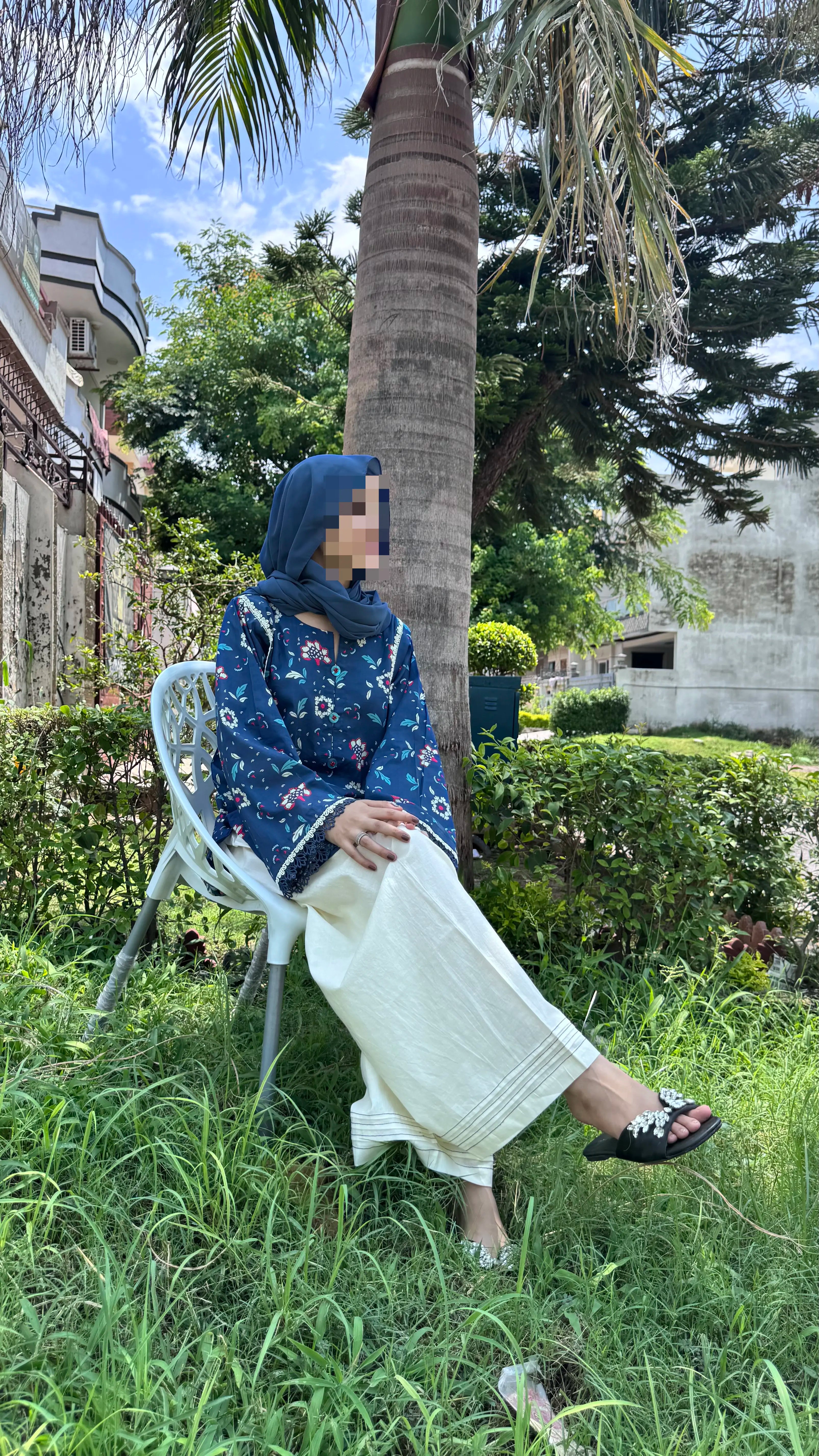 Nooré – Navy Bloom Summer Set