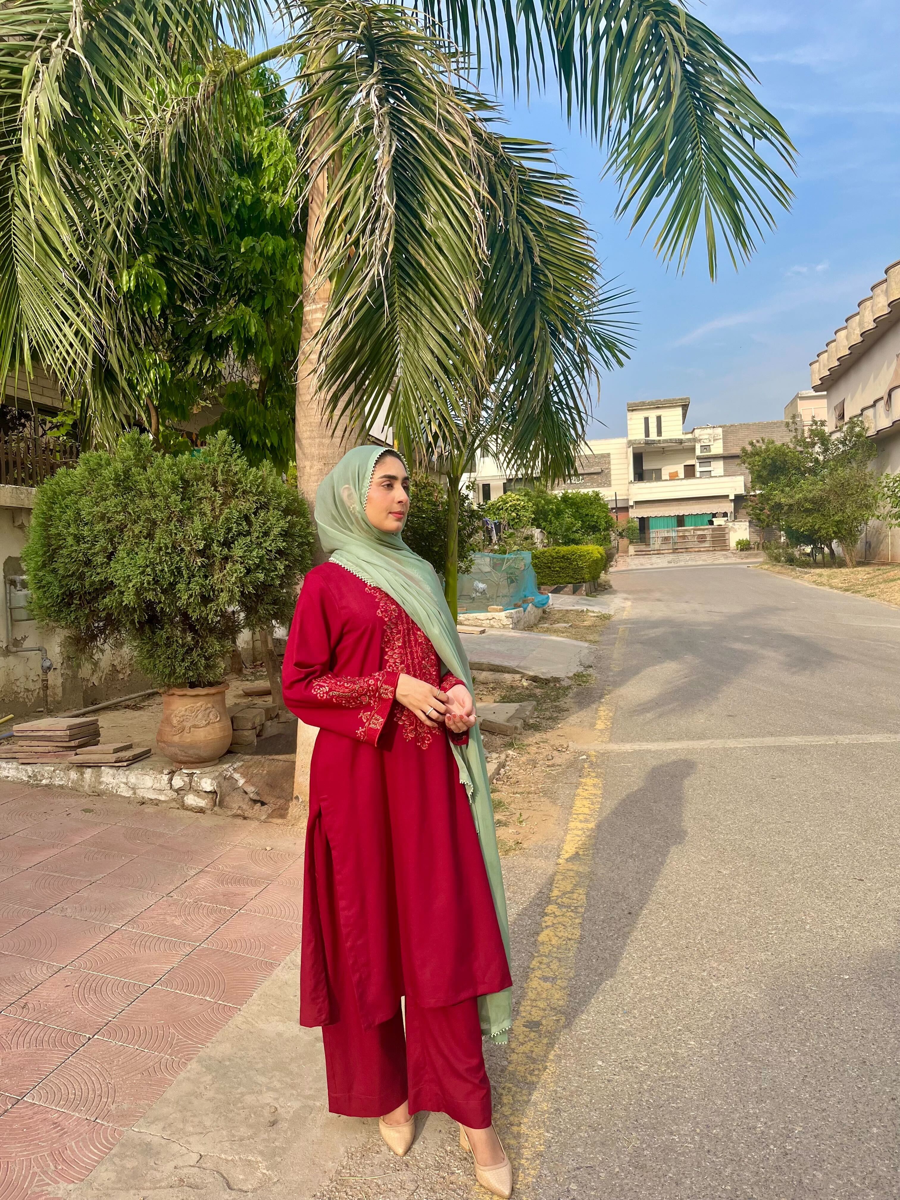Mehrunisa – Embroidered Marina Two-Piece Set