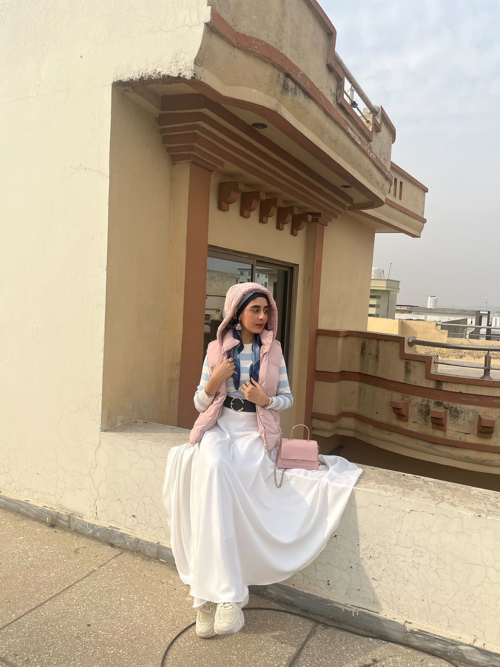 White Umbrella Skirt