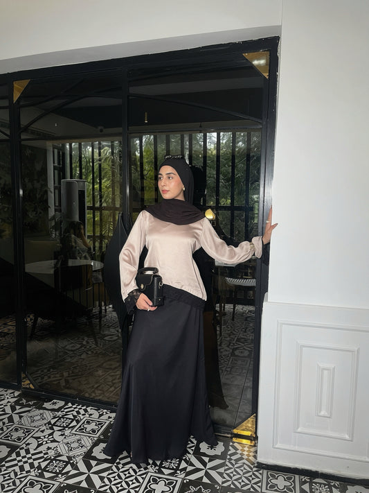 Black Noir Umbrella Skirt