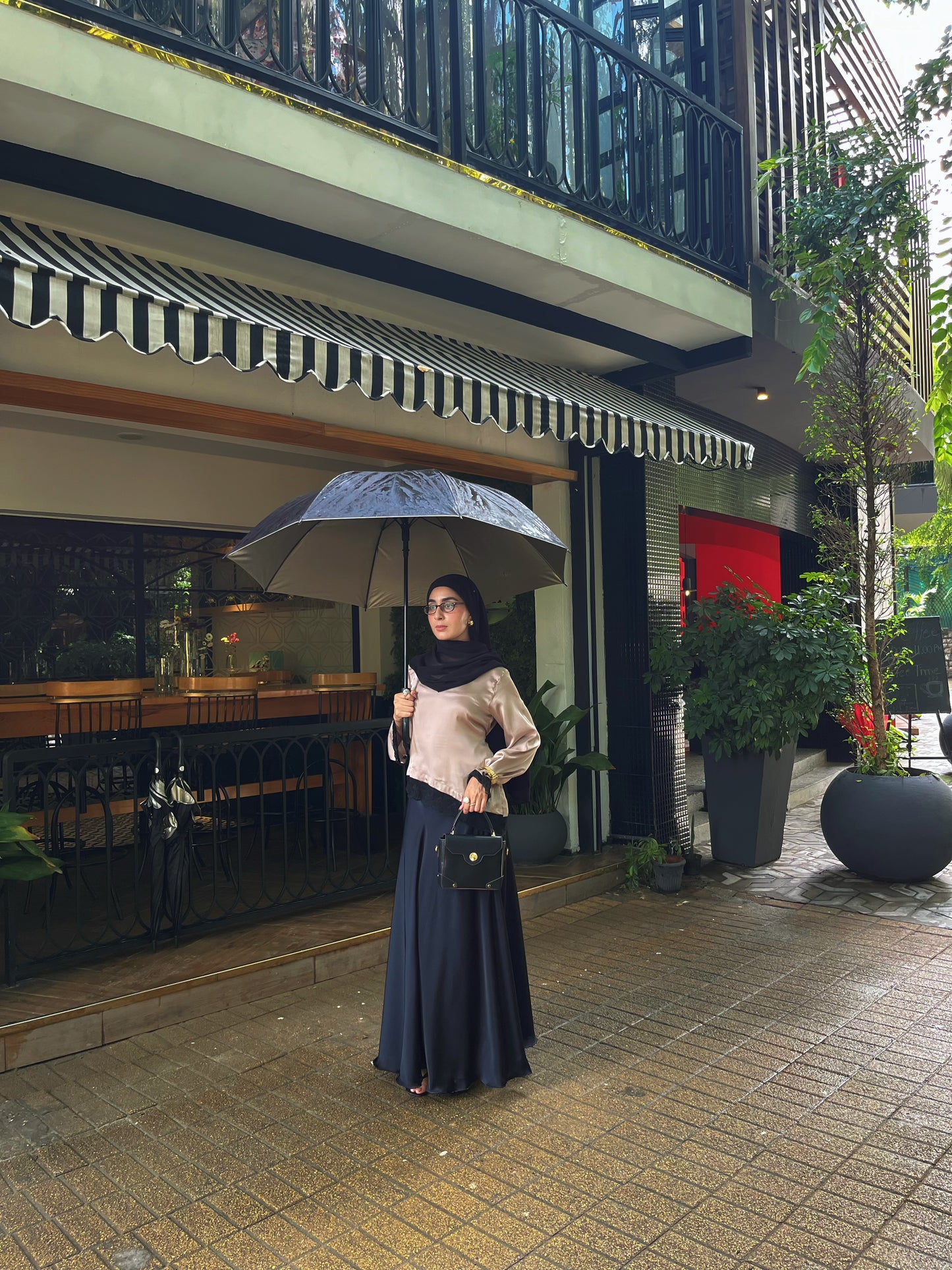 Black Noir Umbrella Skirt