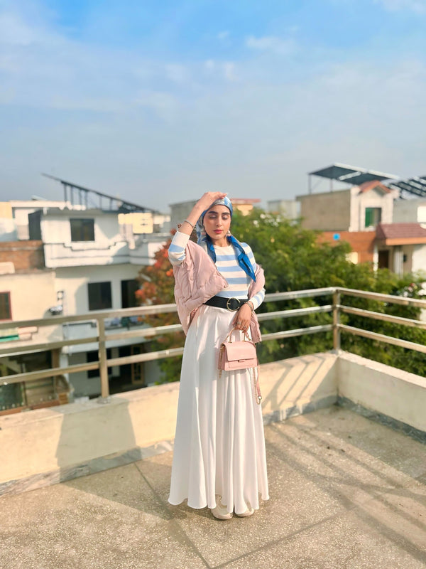 White Umbrella Skirt