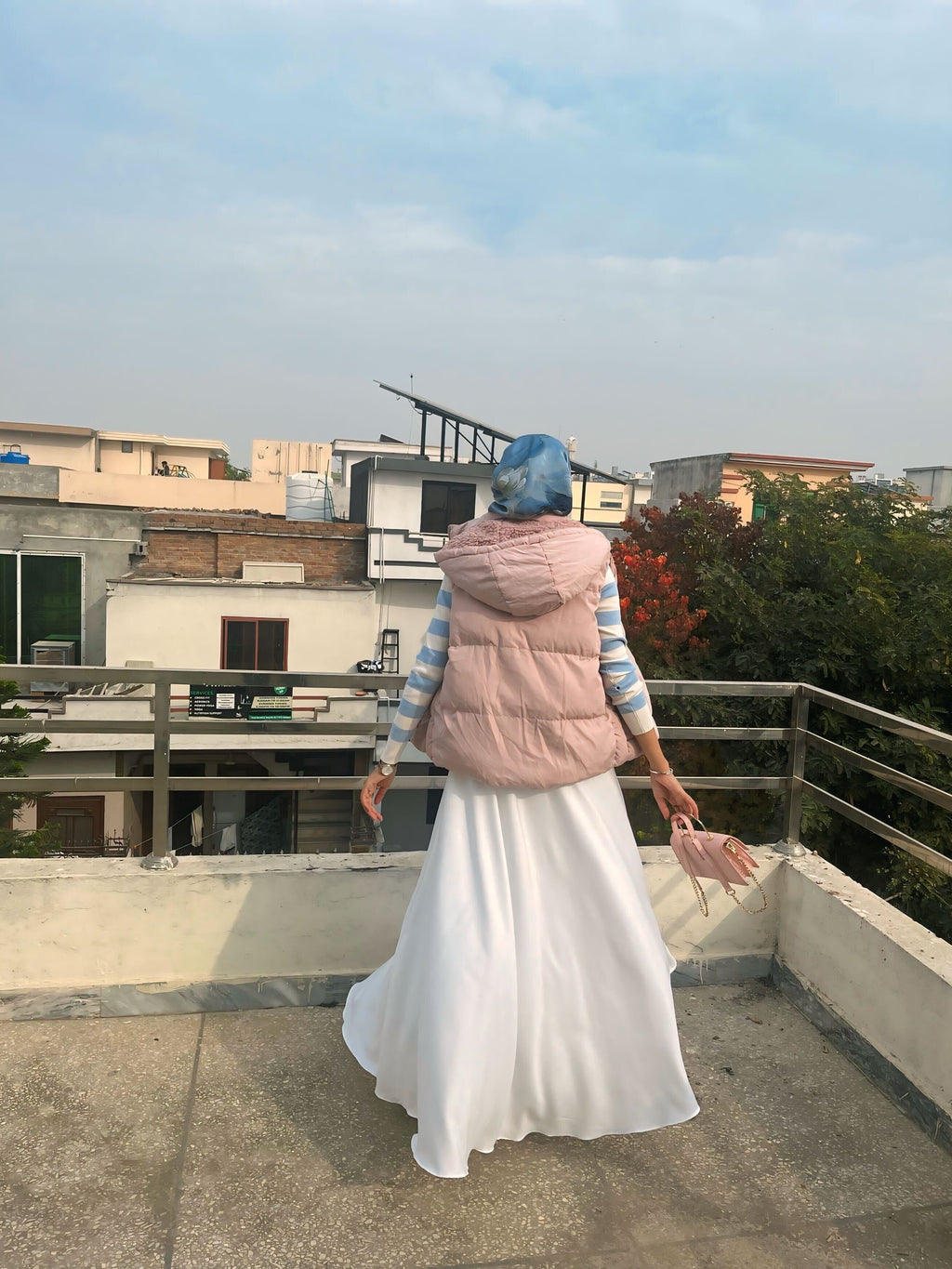 White Umbrella Skirt